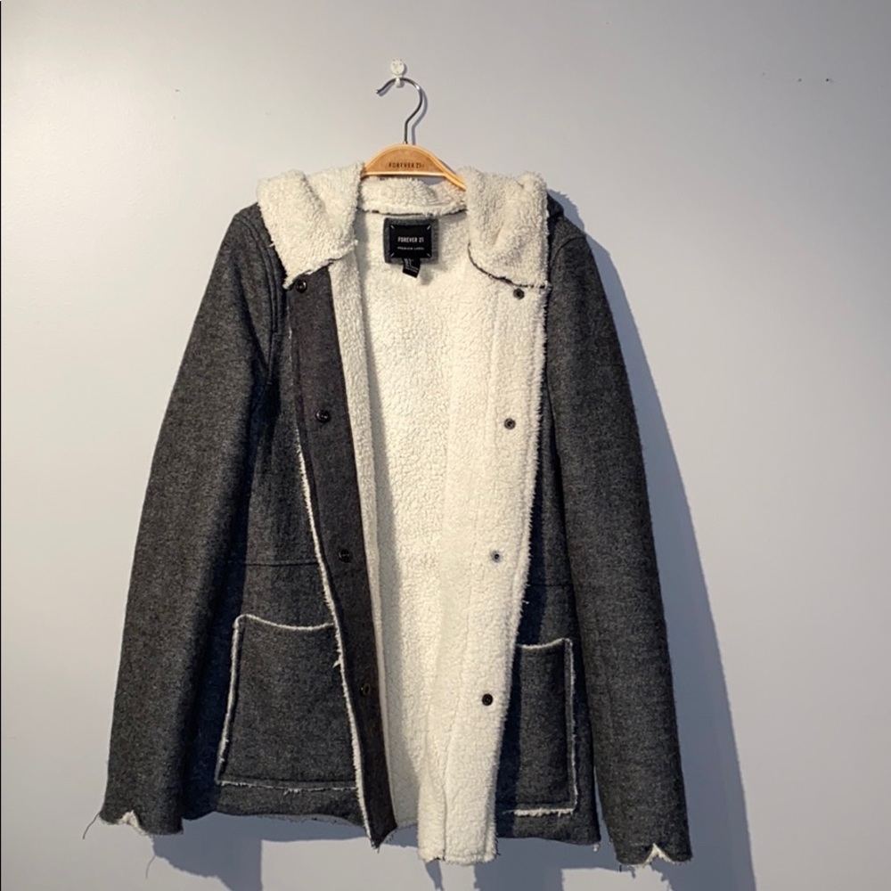 NWOT Sherpa Wool Jacket